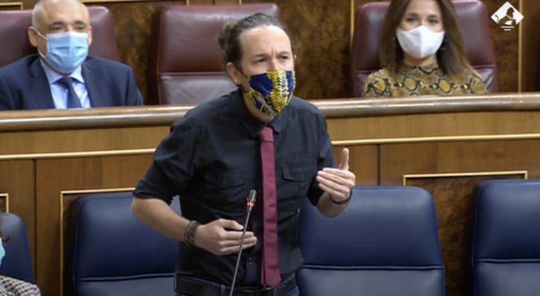Iglesias asegura que la monarquía no es ya «símbolo de unidad»