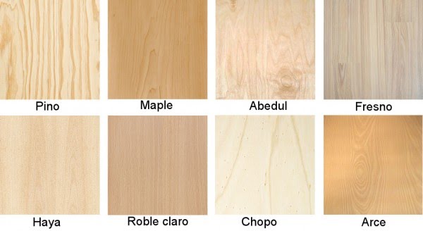 Tipos De Madera