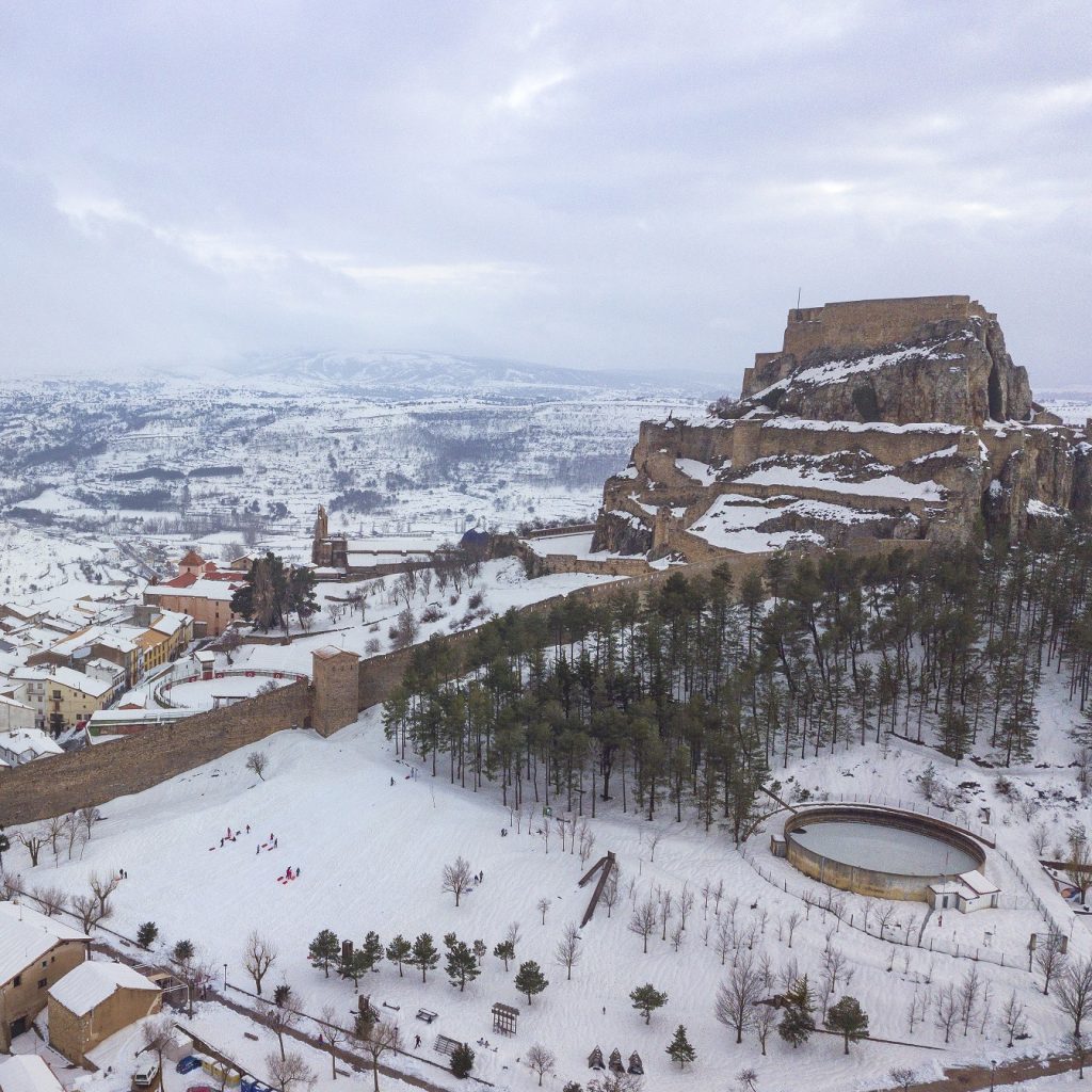 Esta Es La Espectacular Imagen De Morella Cuando Nieva.