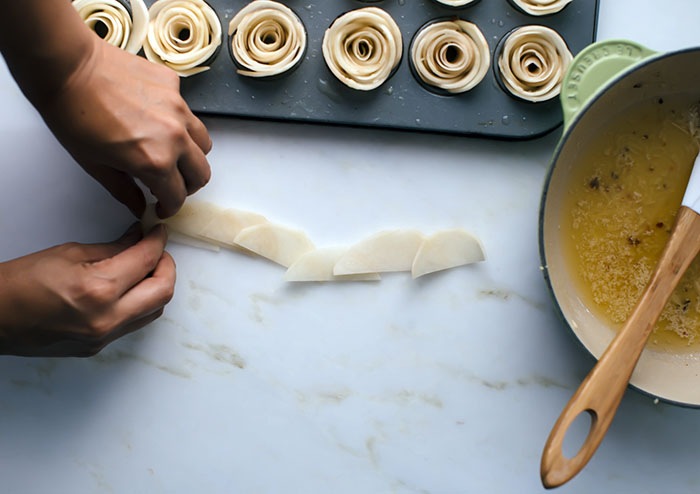 Rosas De Patata Al Horno Con Bacon