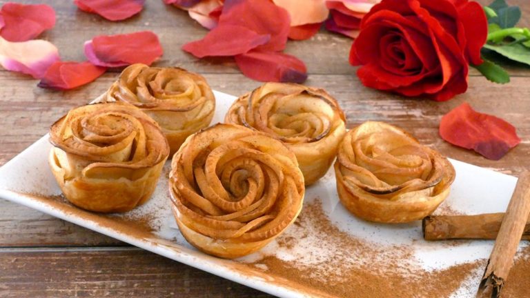 Cómo hacer unas rosas de patatas al horno