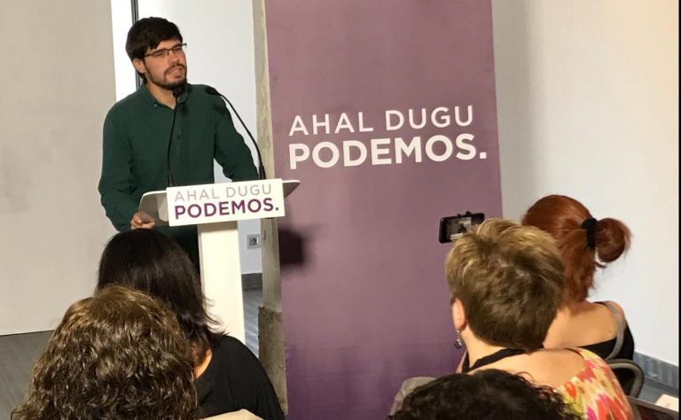 Podemos Euskadi cree que los presupuestos vascos «deben ayudar a construir la agenda republicana»