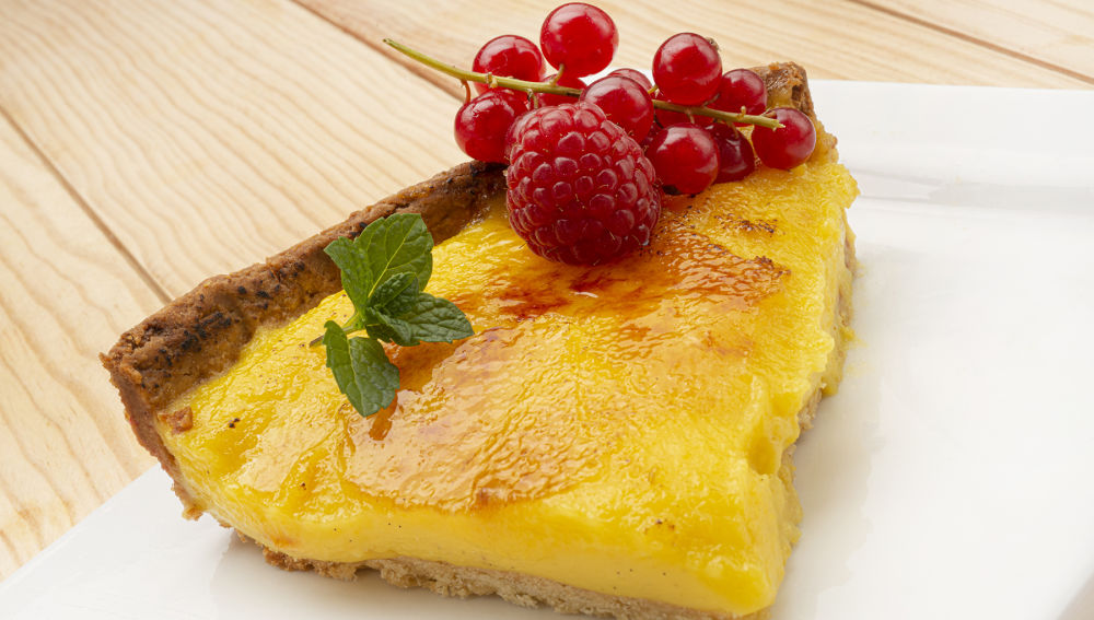 Tarta De Yema Tostada Y Crema Pastelera De Arguiñano