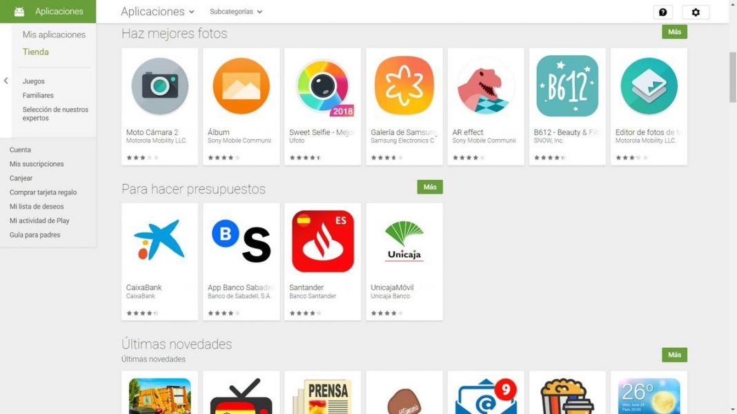 usar google play store en ordenador