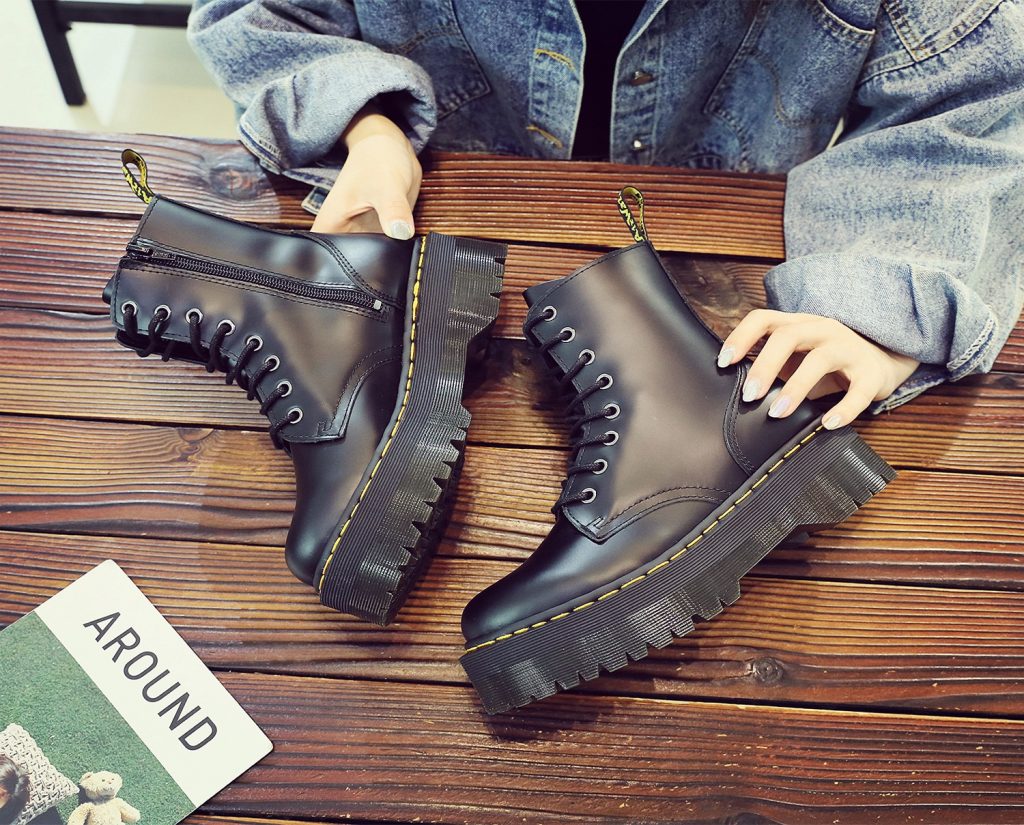  Botas De Plataforma Martens