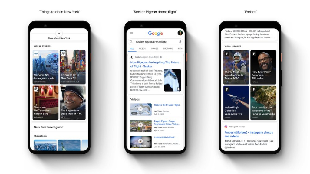 Google Web Stories Incluirá Instagram Y Tiktok