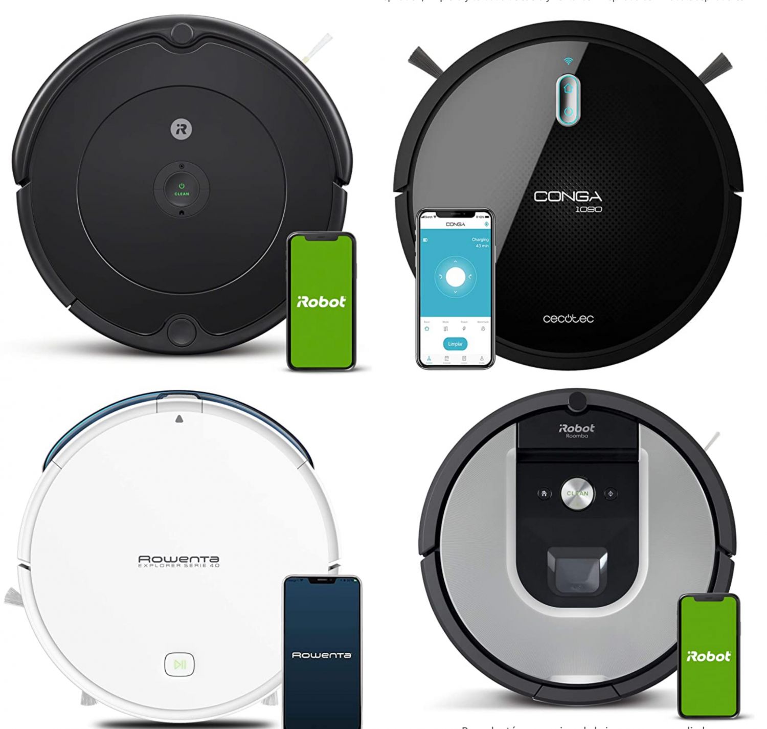 La guerra por tener el mejor robot aspirador: precios e historias del  Conga, Roomba o Rowenta