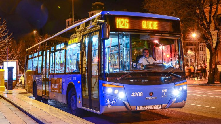 Autobuses nocturnos de Madrid reanudarán el servicio este 15-E