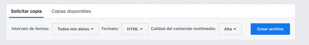 Opción &Quot;Crear Archivo&Quot; En Facebook