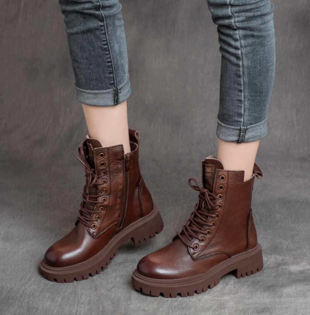Botines De Cordones