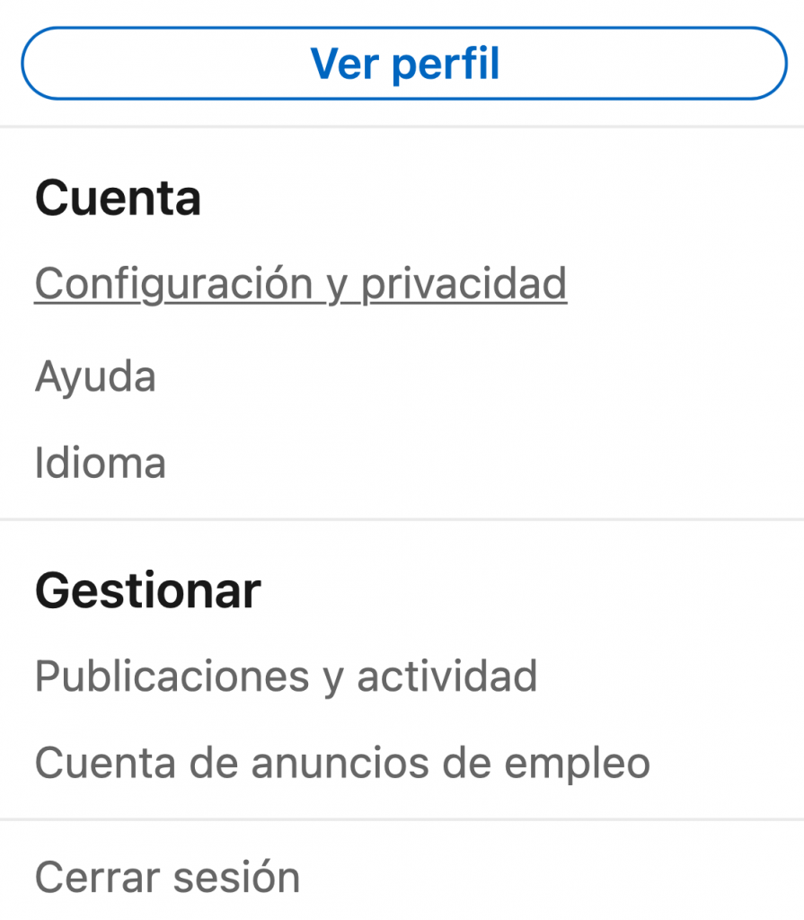 Configuración Y Privacidad