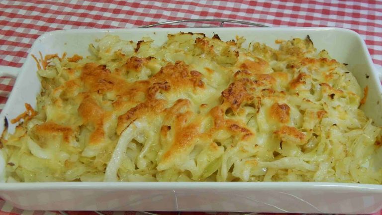 Cómo hacer una col gratinada que no se queme