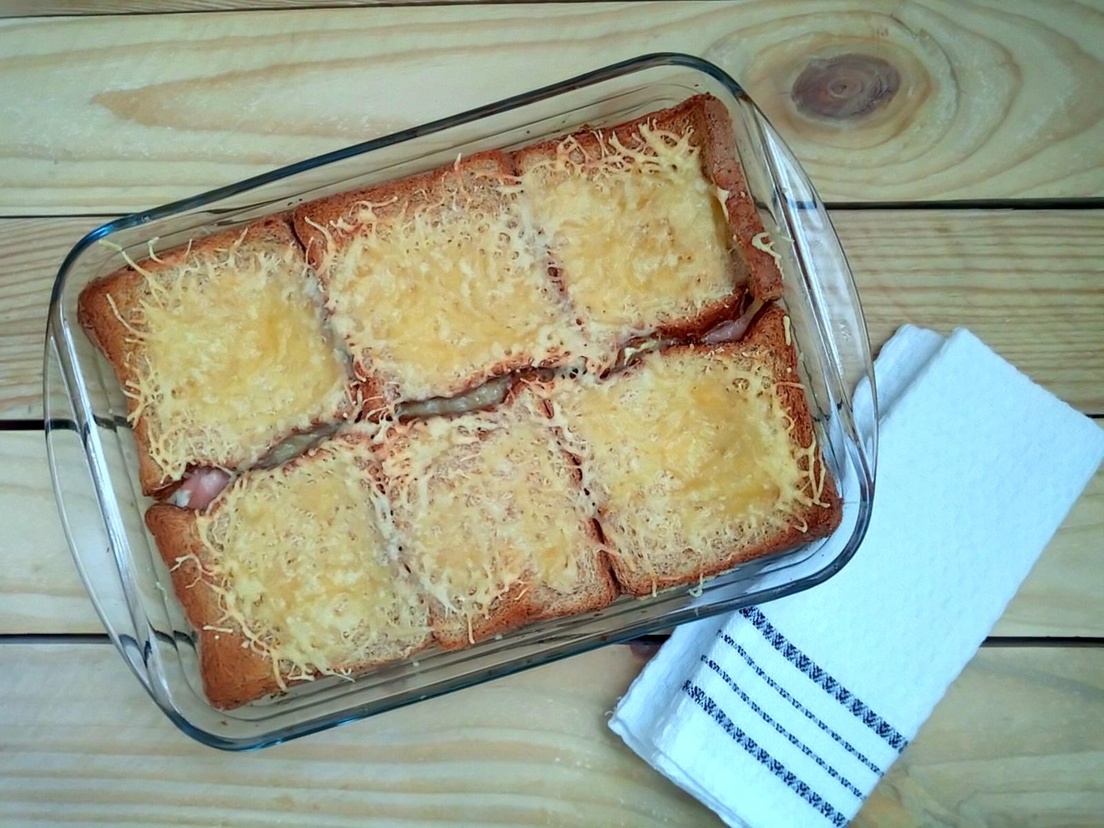 Cómo Preparar Un Pastel De Jamón, Queso Y Pan De Molde 