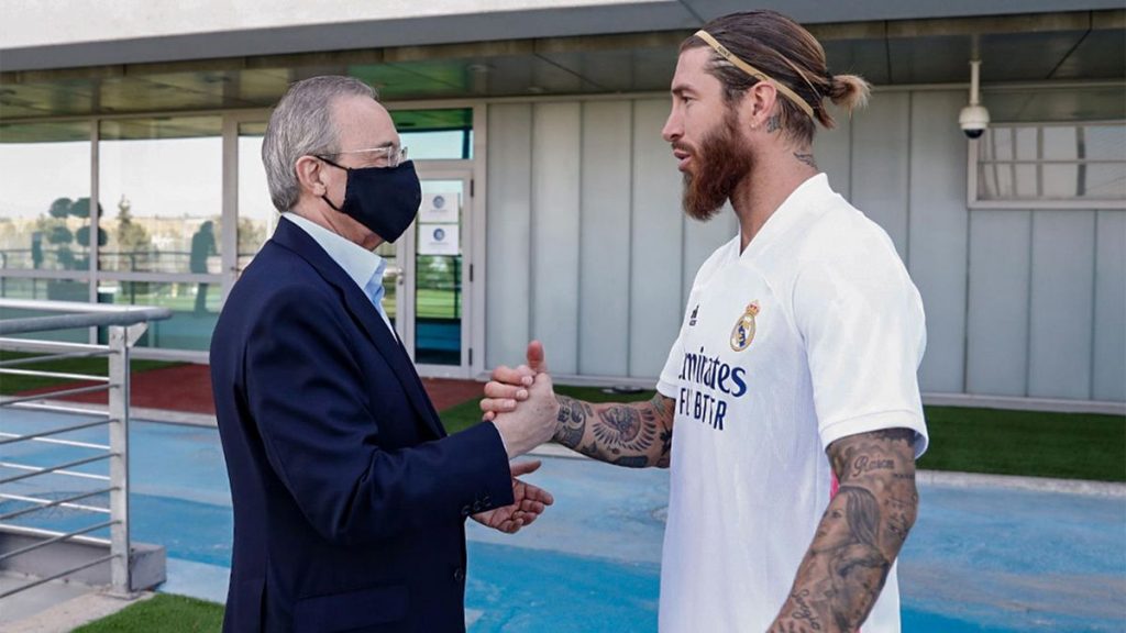 Florentino Perez Sergio Ramos