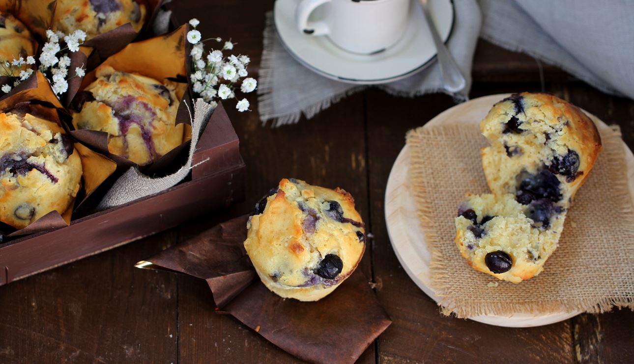 Galletas Muffin: Así Puedes Hacerlas De Limón Con Arándanos