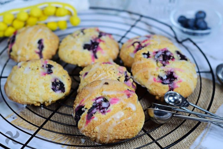 Galletas Muffin: así puedes hacerlas de limón con arándanos