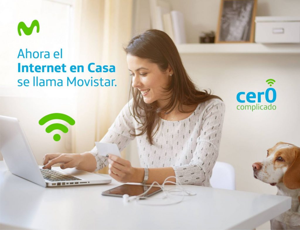Movistar Conecta: Fibra Óptica 300Mb