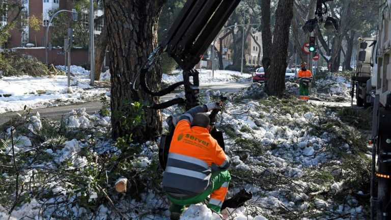 El PII baja a nivel 1 tras gestionar Madrid 35.000 incidentes por el temporal