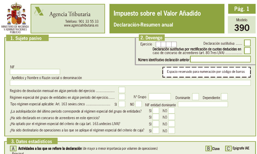 ¿Quiénes Están Exentos De Realizar La Declaración Informativa Del Modelo 390?