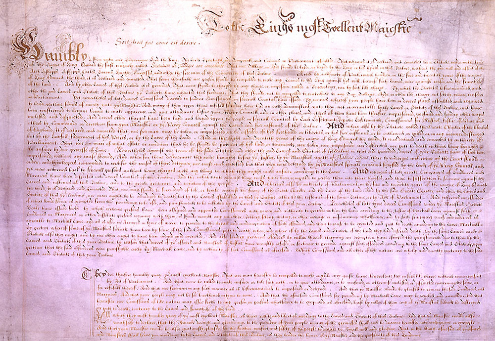 La Petición Del Derecho (1628)
