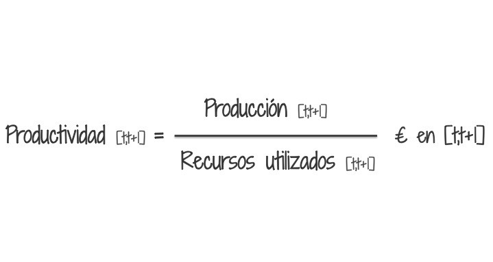 Fórmula De La Productividad