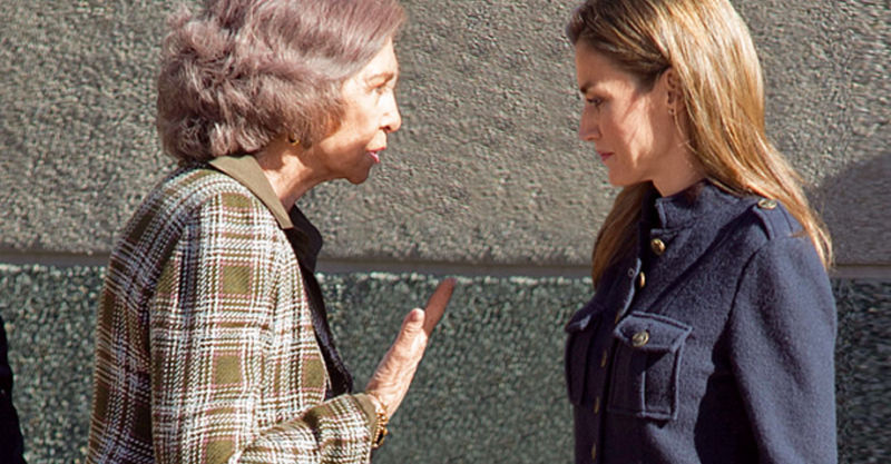 Riña De Doña Sofía A Doña Letizia