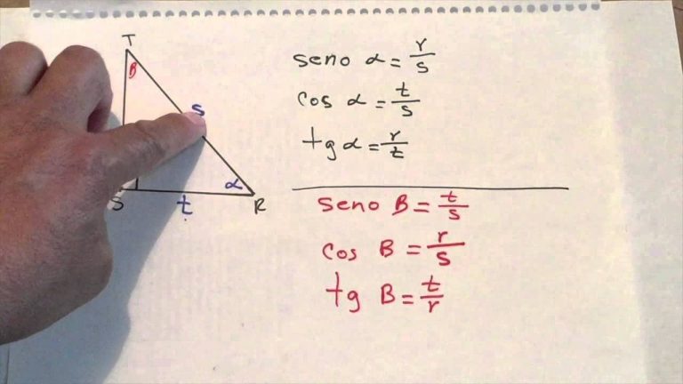 Qué es el seno y el coseno