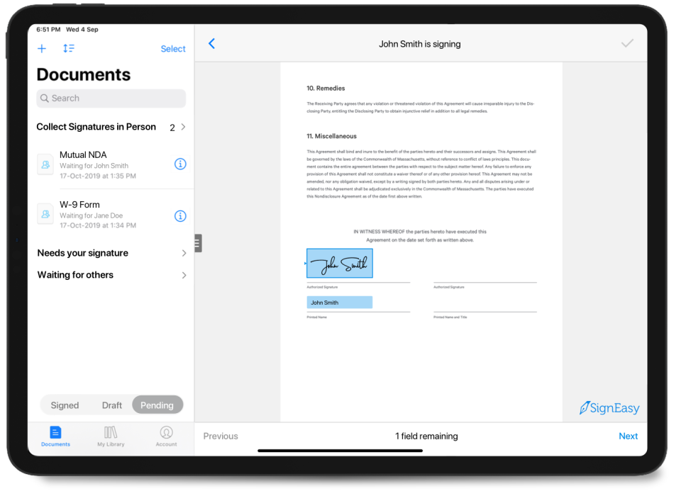 Sigeasy Para Firmar Documentos En Android