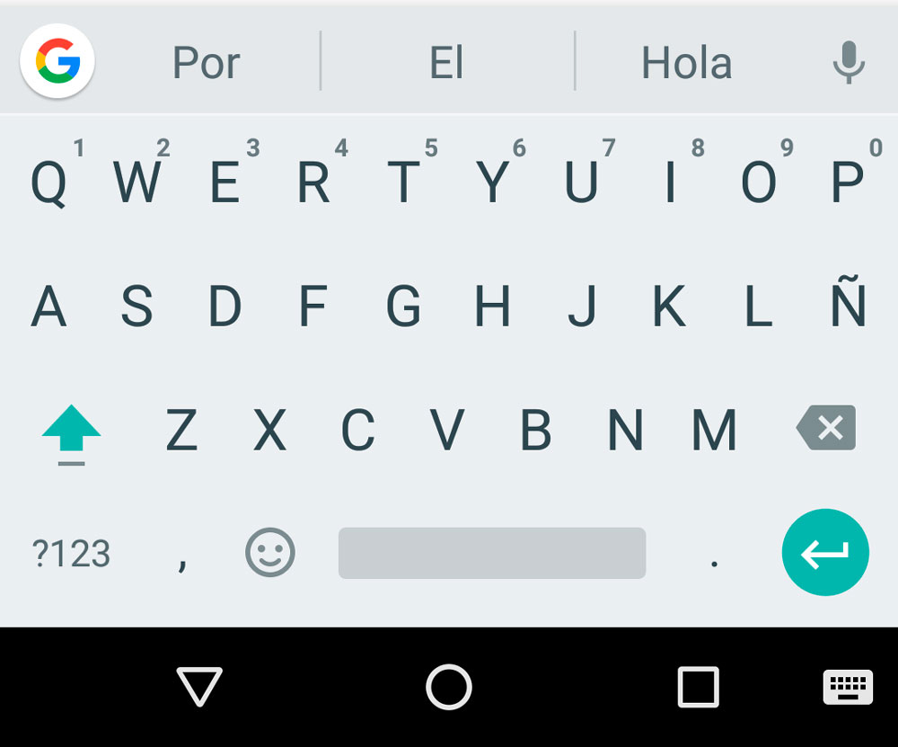 Teclado Gboard