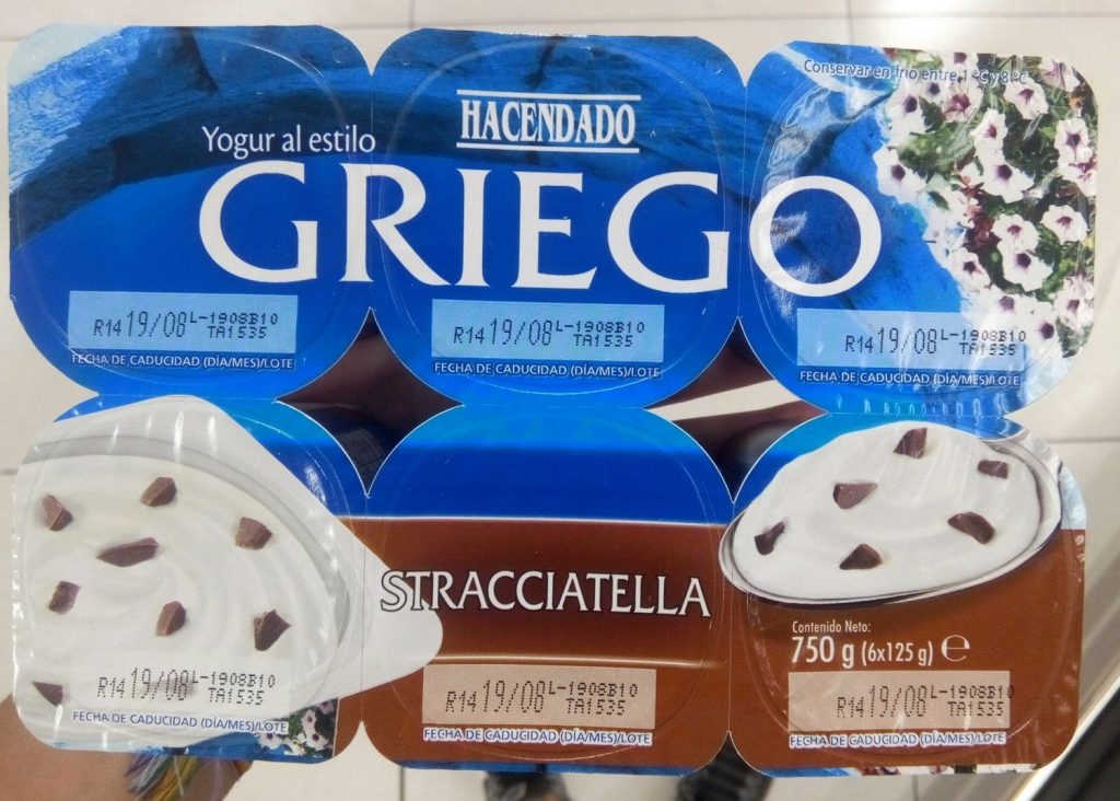 Yogur Griego De Stracciatella