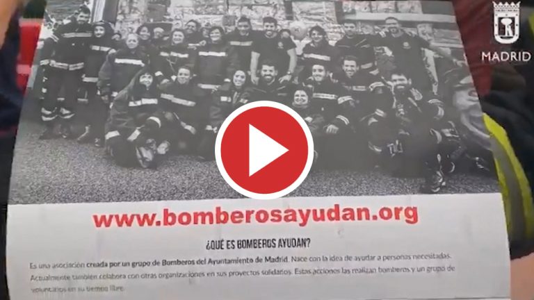 Bomberos de Madrid participan en el calendario solidario de «Bomberos Ayudan»