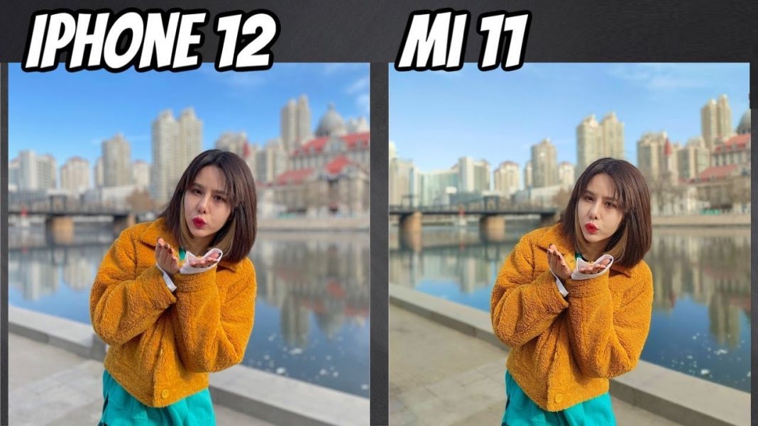 camara iphone 12 y xiaomi mi 11