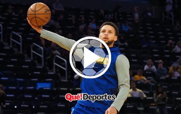 Stephen Curry es tan bueno que las mete hasta sin querer