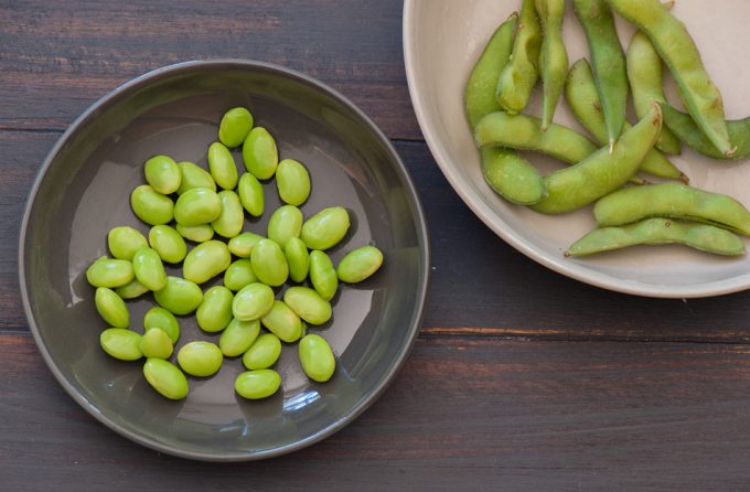 Edamame En La Cocina 