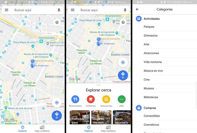 encuentra cosas cerca google maps