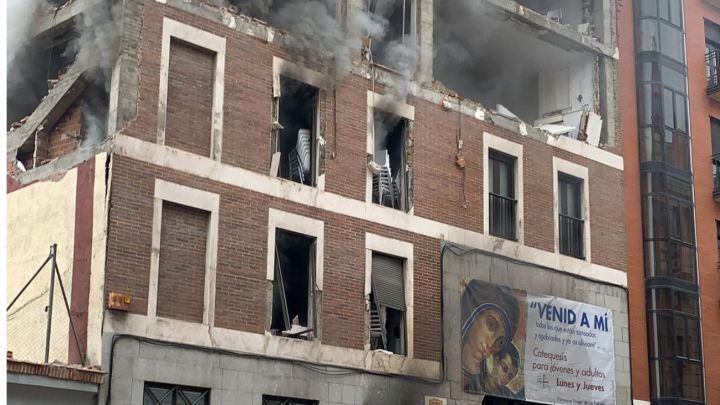 Fuerte explosión en Madrid que conmociona la Puerta de Toledo