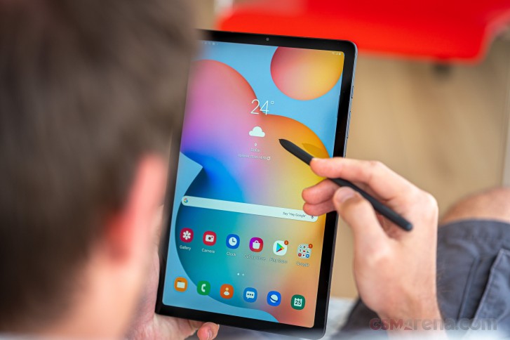 La Forma Y Pantalla De La Samsung Galaxy Tab S6 Lite