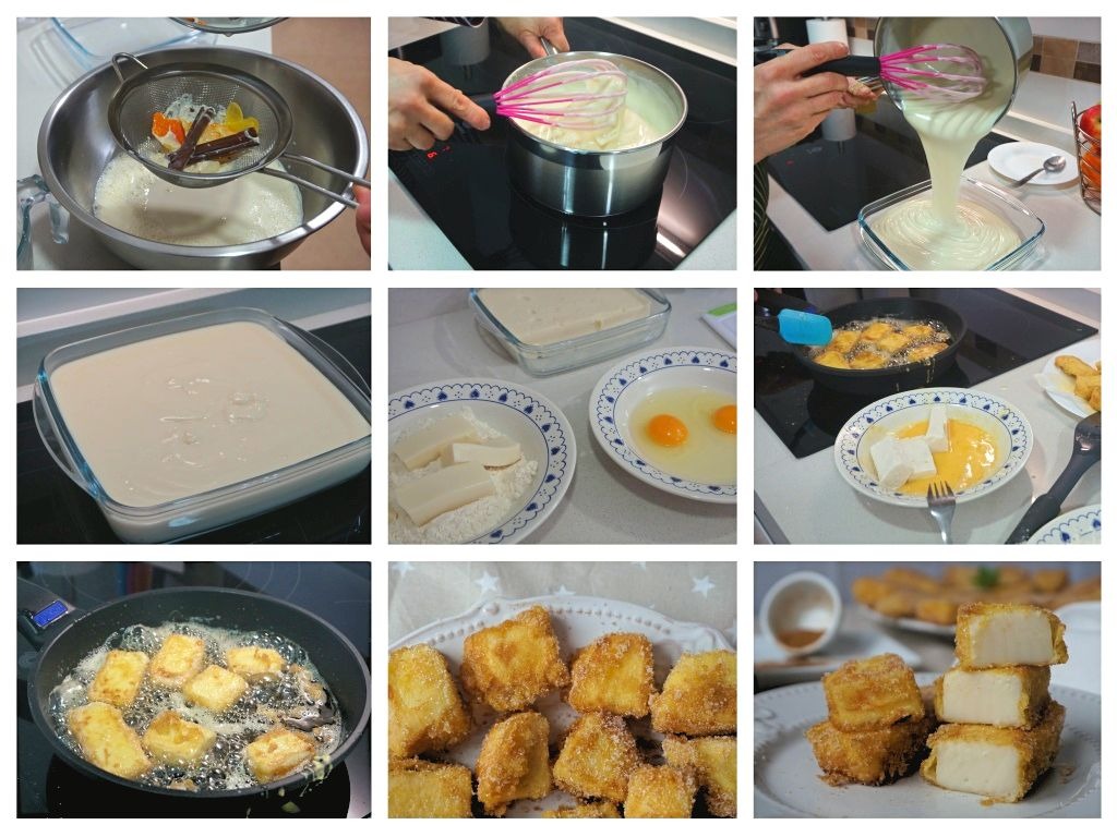 Preparación De La Leche Frita Paso A Paso 