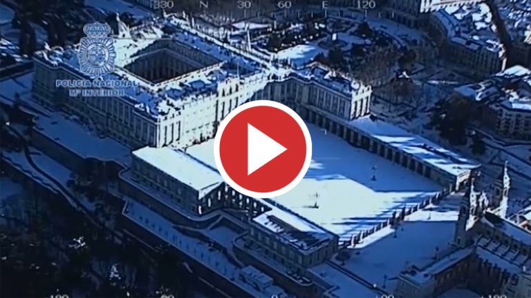 Vista aérea de Madrid tras el paso de ‘Filomena’