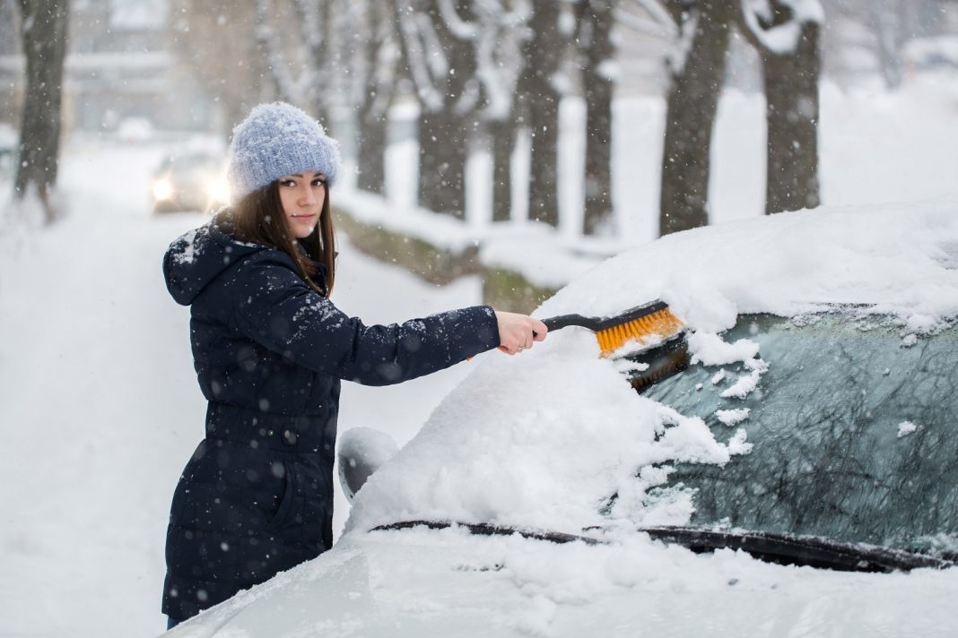 nieve coche