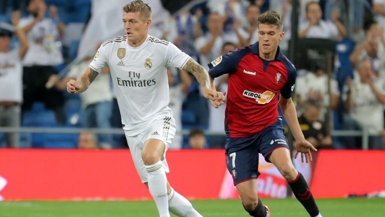 Osasuna y Real Madrid empatan a cero en un encuentro limpio y con pocas ocasiones