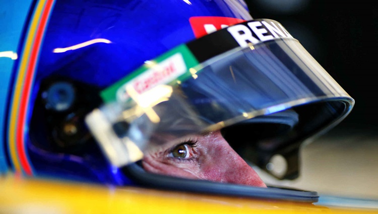 Podio Fernando Alonso Carlos Sainz