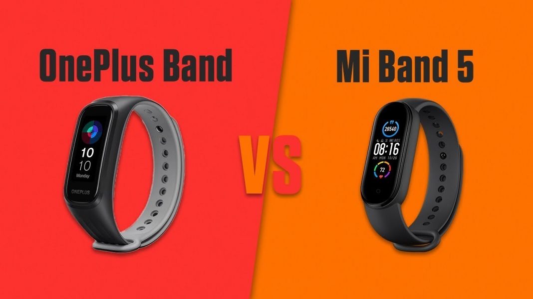 xiaomi mi band vs oneplus band