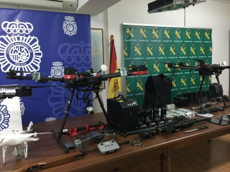 Desarticulan una red que movía drogas en dron entre Ceuta y Marruecos