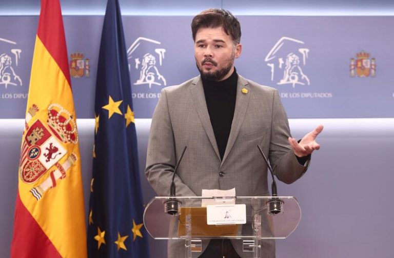 Rufián, sobre la investidura de Illa: «Los brindis al sol, con la que está cayendo, son absurdos»