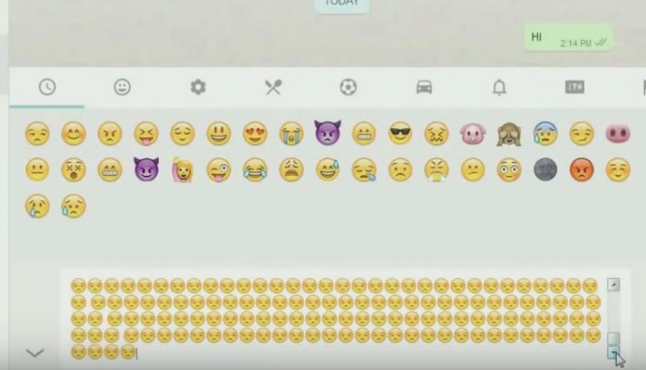 Bug De Whatsapp Al Enviar 4000 Emojis