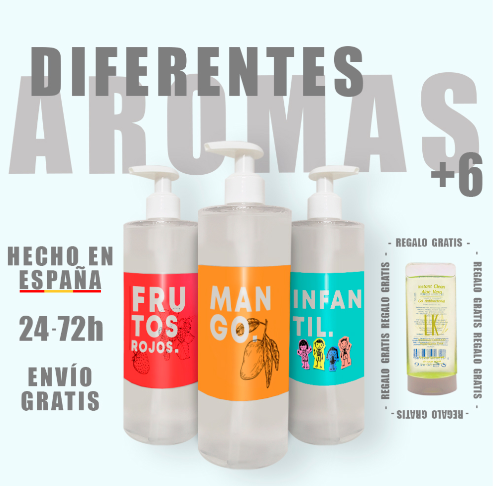 Gel Hidroalcohólico Aromatizado 