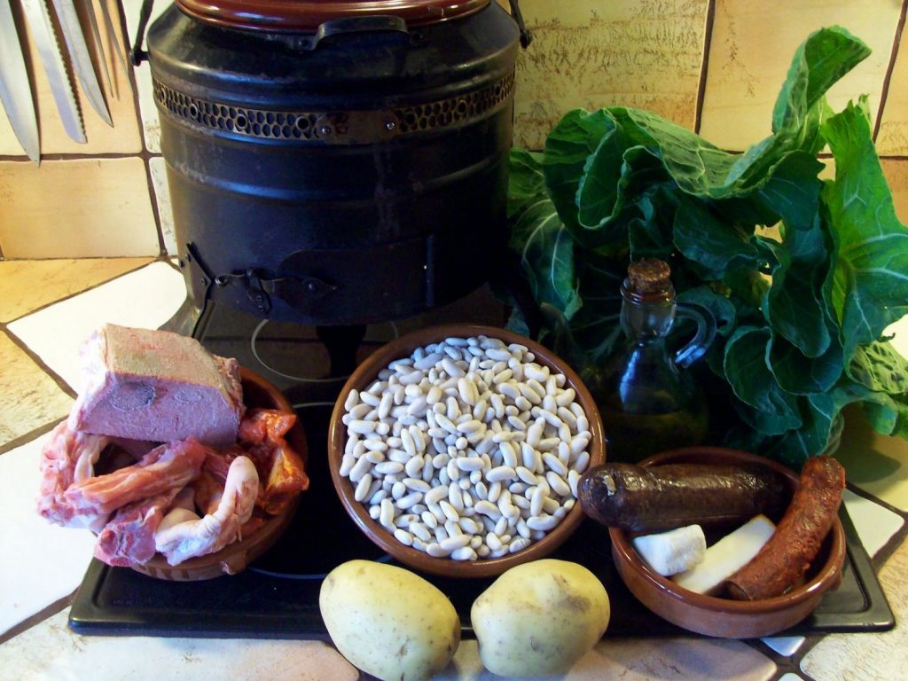 Ingredientes Para Receta De Cocido Montañes