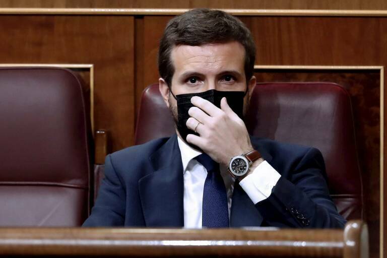 La cúpula del PP se lanza contra Vox en el Congreso por «salvar» a Sánchez
