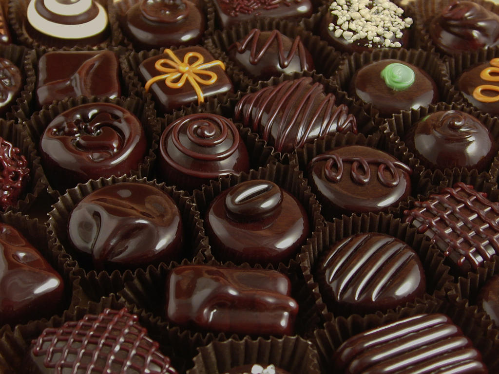 Por último, los chocolates